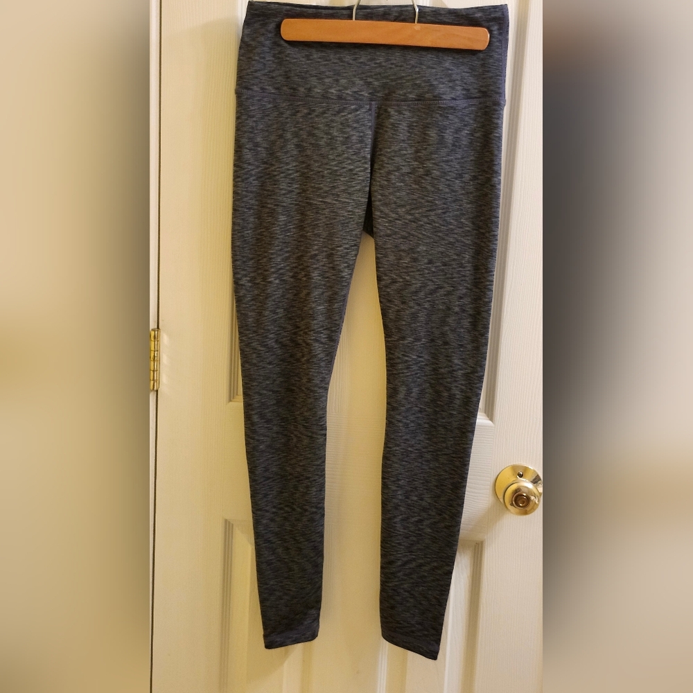 TSLA Tesla Charcoal Gray Heathered High Waist Leggings Size M